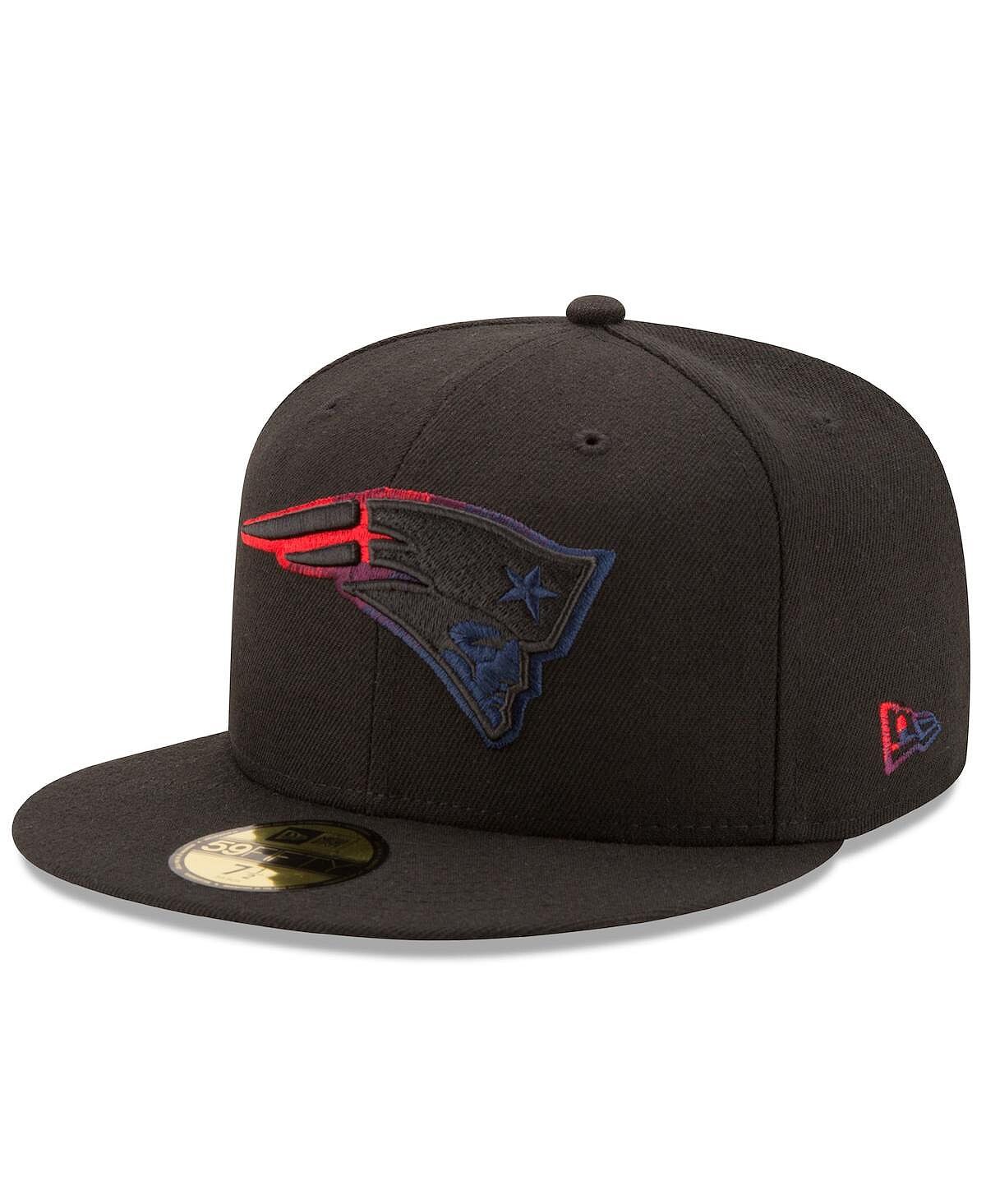 

Мужская черная приталенная шляпа New England Patriots Color Dim 59FIFTY New Era