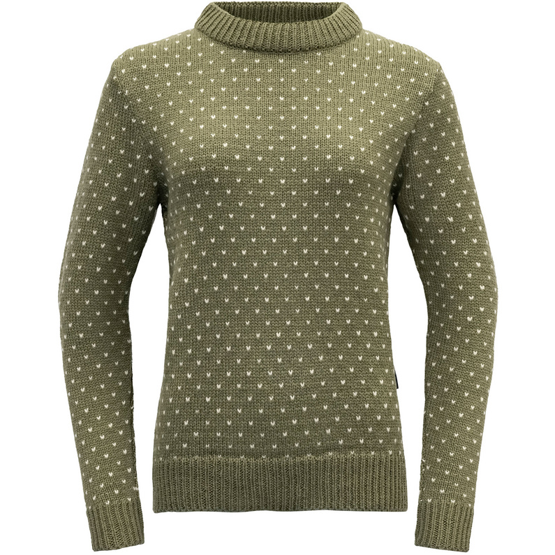 цена Шерстяной свитер Sørisen Devold, оливковый