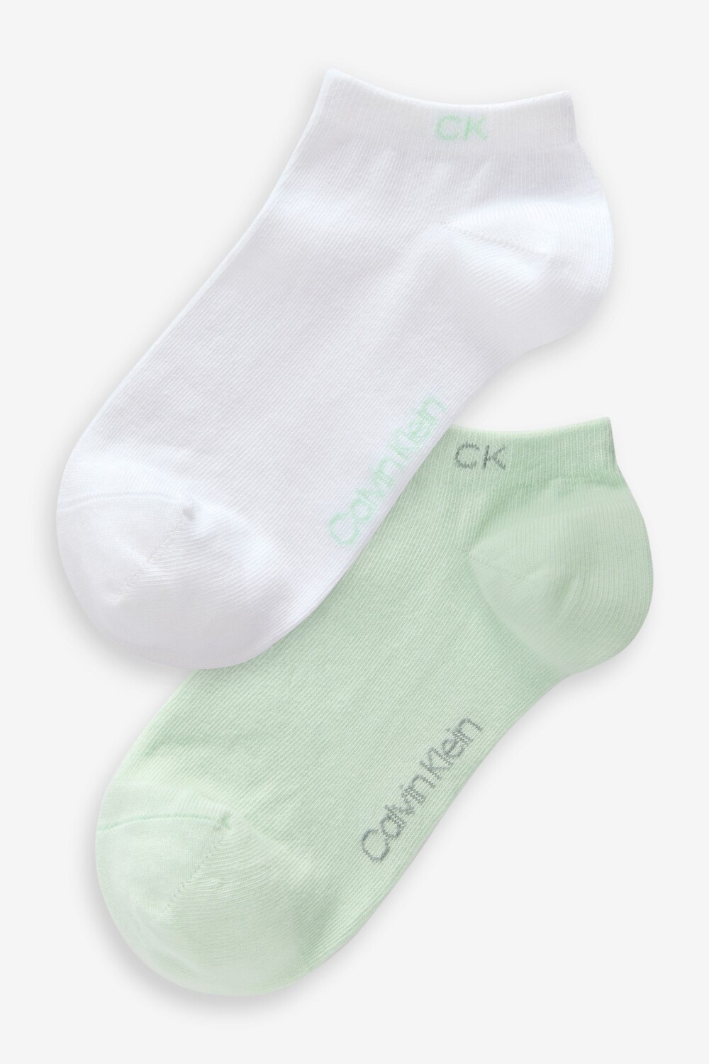 

Женские носки кроссовки, 2 пары Calvin Klein, белый