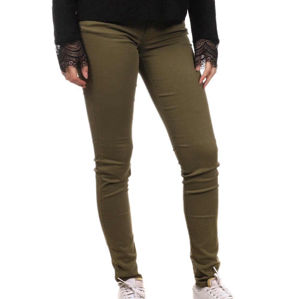 

Брюки Guess Skinny, зеленый