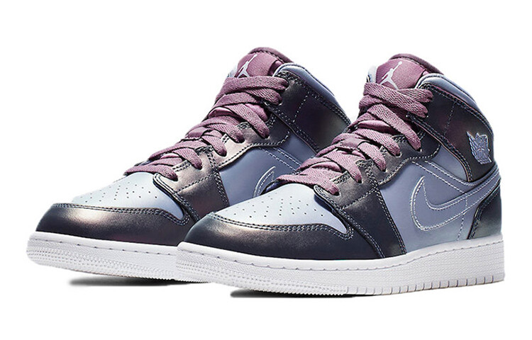 

Nike Air Jordan 1 Mid Monsoon фиолетовый(GS)