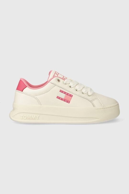 

Кожаные кроссовки TJW CITY FLATFORM Tommy Jeans, бежевый