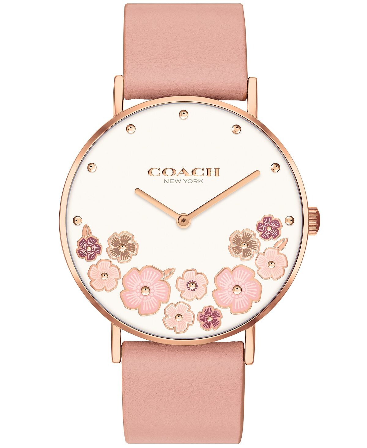 

Женские часы Perry Blush с кожаным ремешком «Чайная роза», 36 мм COACH