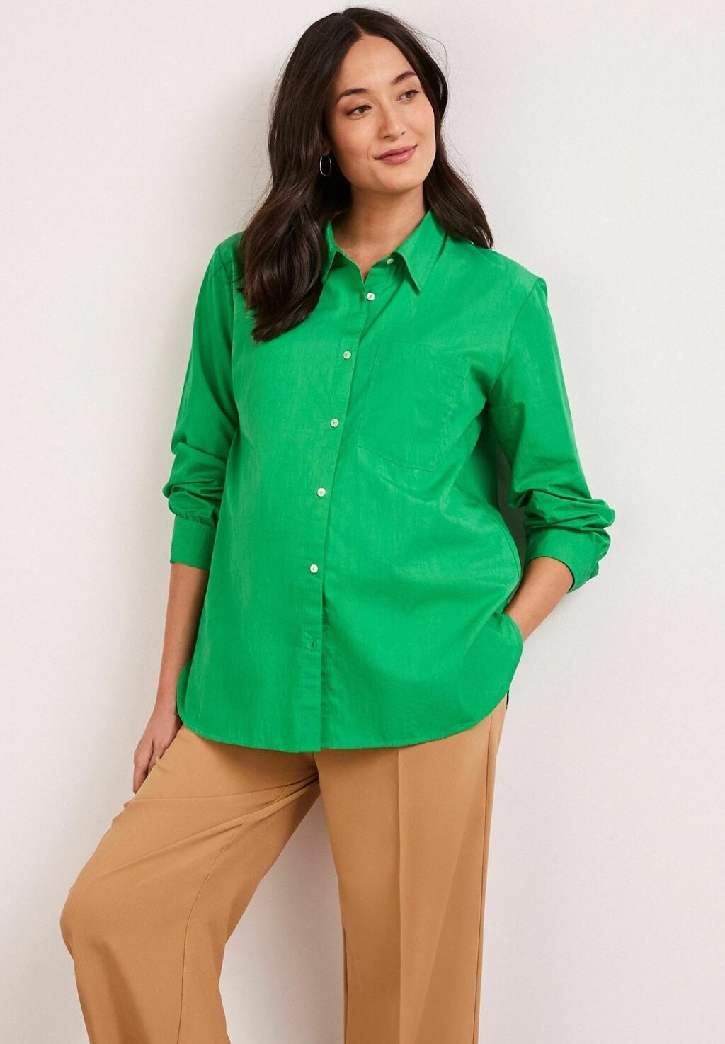 

Блузка-рубашка MATERNITY NURSING BUTTON DOWN SHIRT Next, цвет green