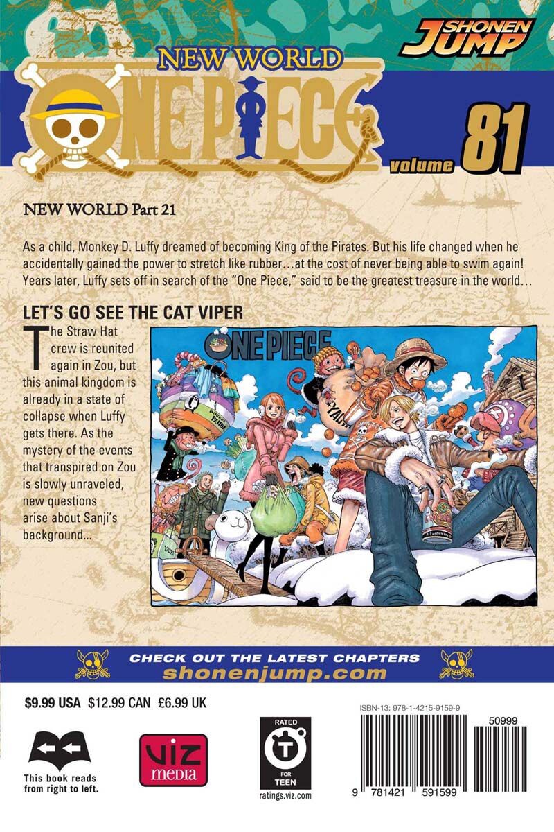 

Манга One Piece Manga Volume 81