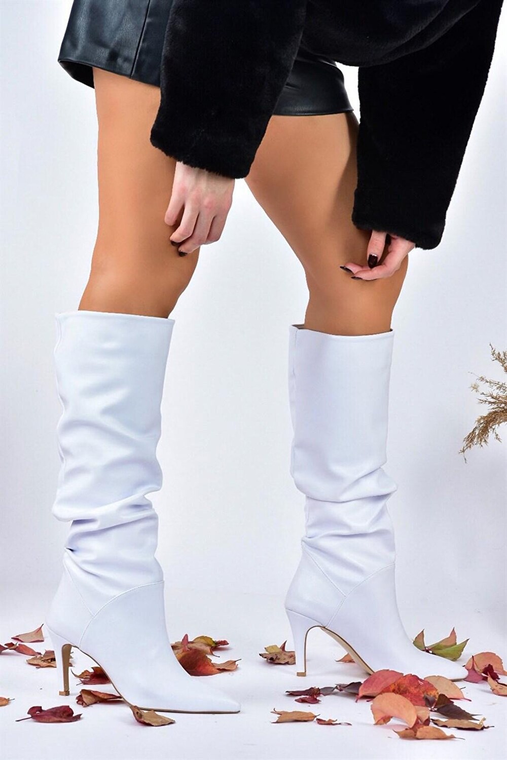 

L5720096 Белые женские ботинки Fox Shoes
