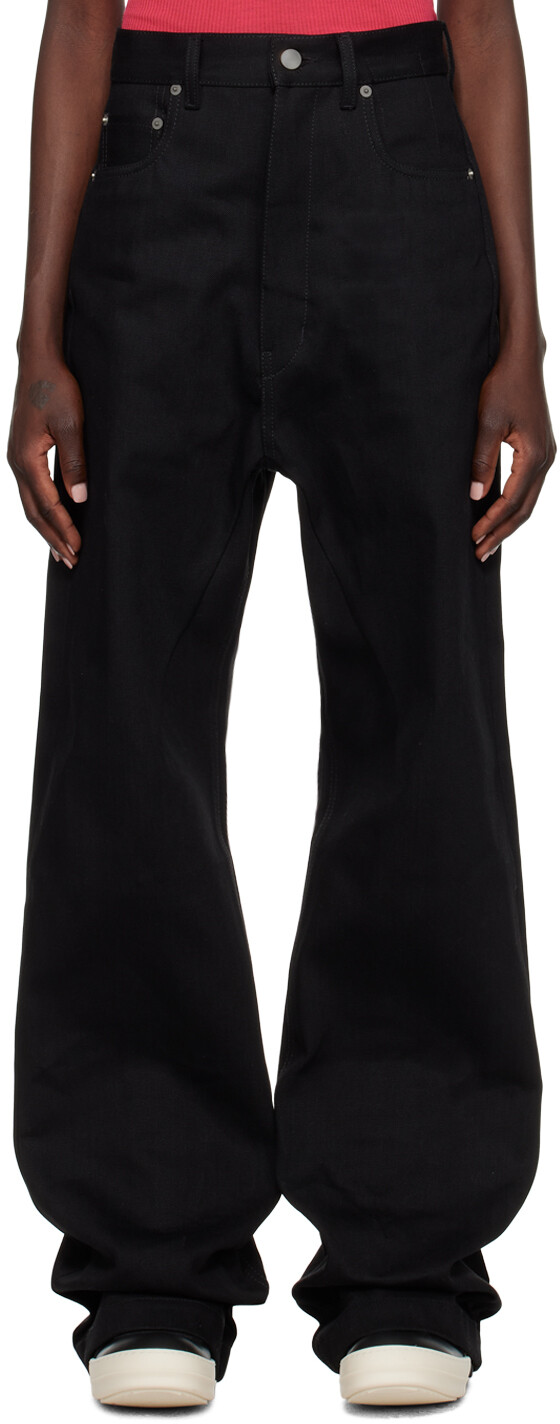 

Эксклюзивные черные джинсы Rick Owens SSENSE KEMBRA PFAHLER Edition Geth