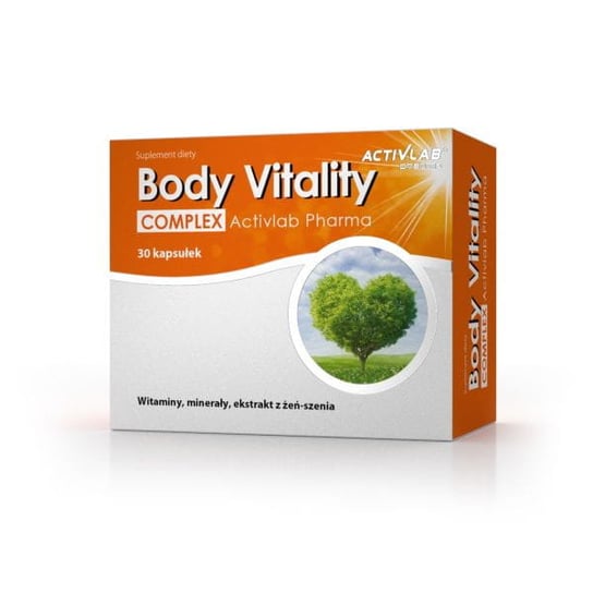 ActivLab, Pharma Body Vitality Complex, пищевая добавка, 30 капсул