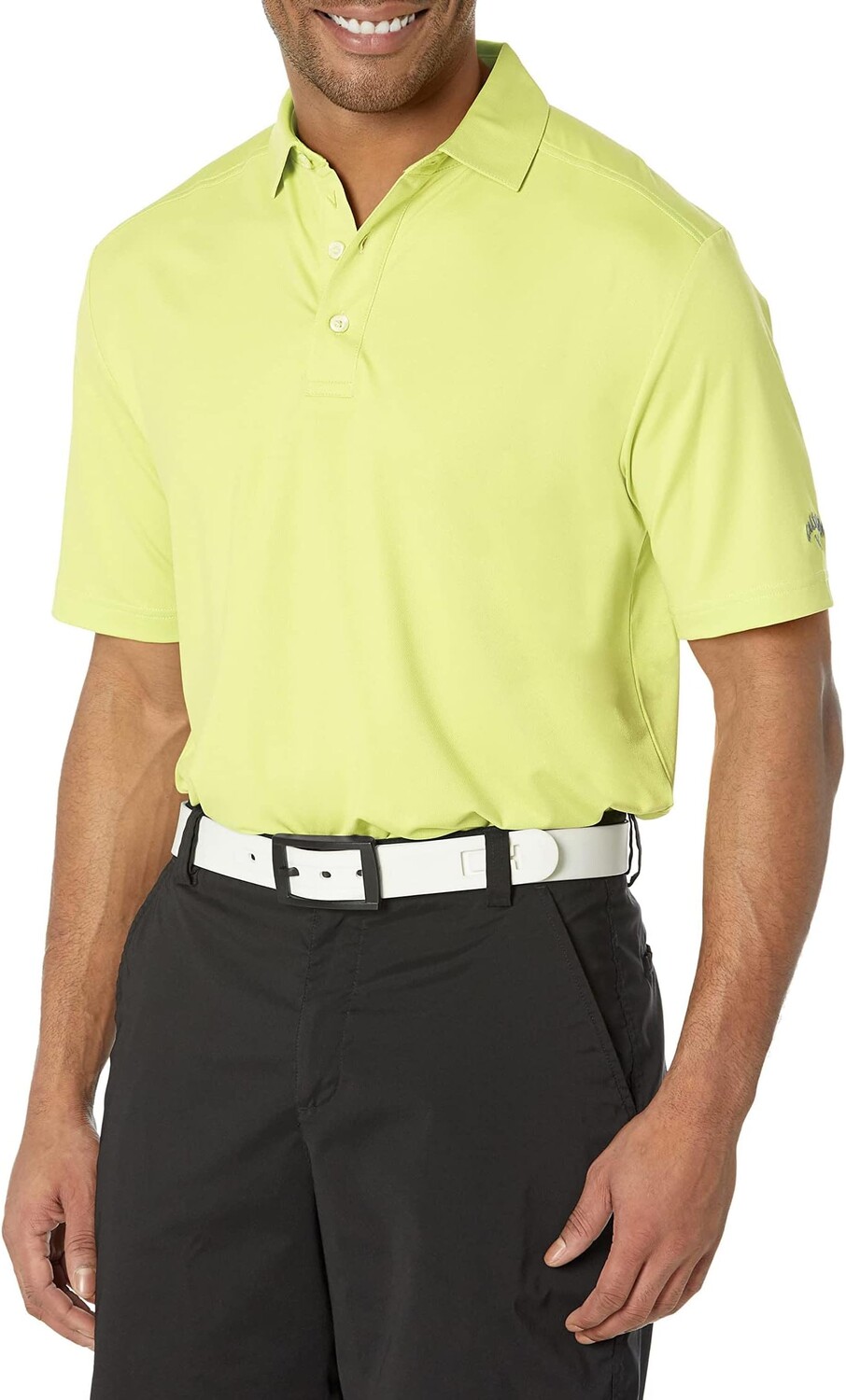

Однотонная рубашка-поло Opti-Dri Micro-Hex Callaway, цвет Daiquiri Green
