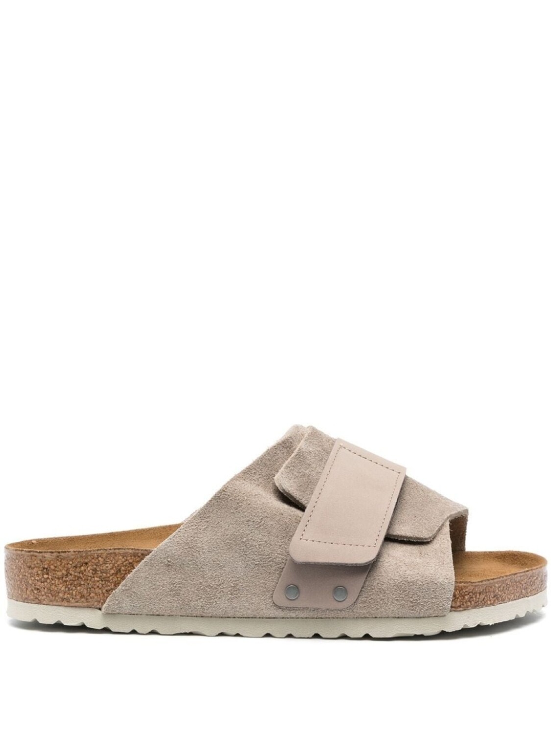 

Birkenstock сандалии Kyoto на липучках, нейтральный цвет