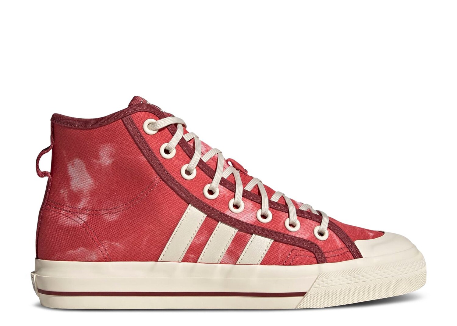 

Кроссовки adidas Nizza Hi Rf 'Bleached - Crew Red Wonder White', красный