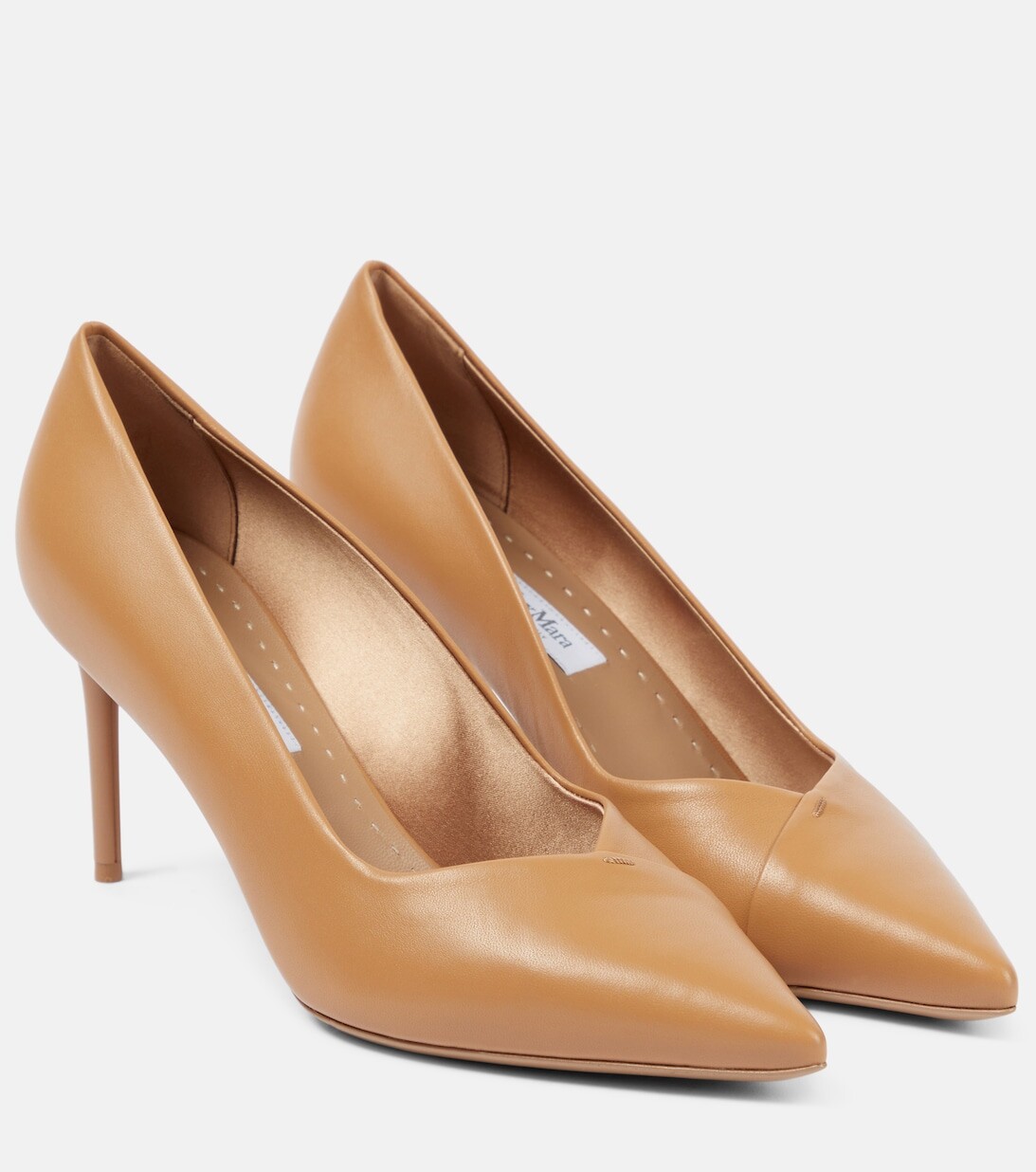 

Кожаные туфли Филлис Max Mara, бежевый
