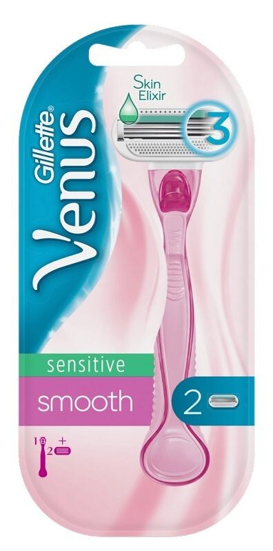 

Gillette Venus Smooth Sensitive Pink женская бритва, 1 шт.