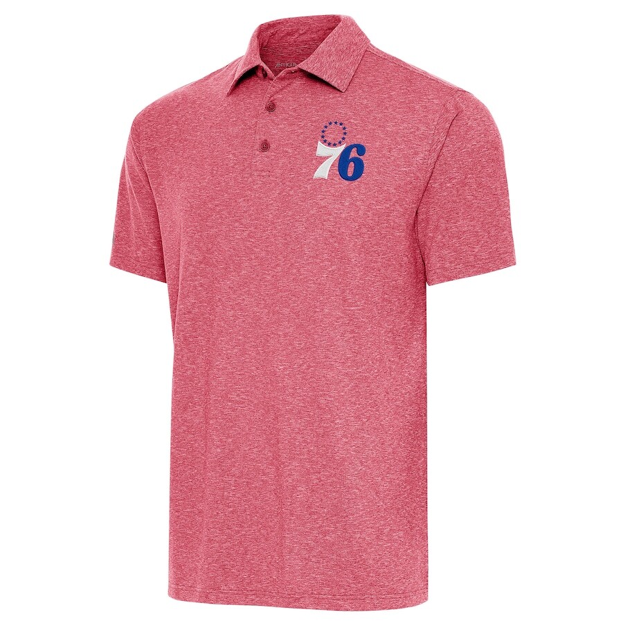 

Поло с коротким рукавом Antigua Philadelphia 76Ers, красный