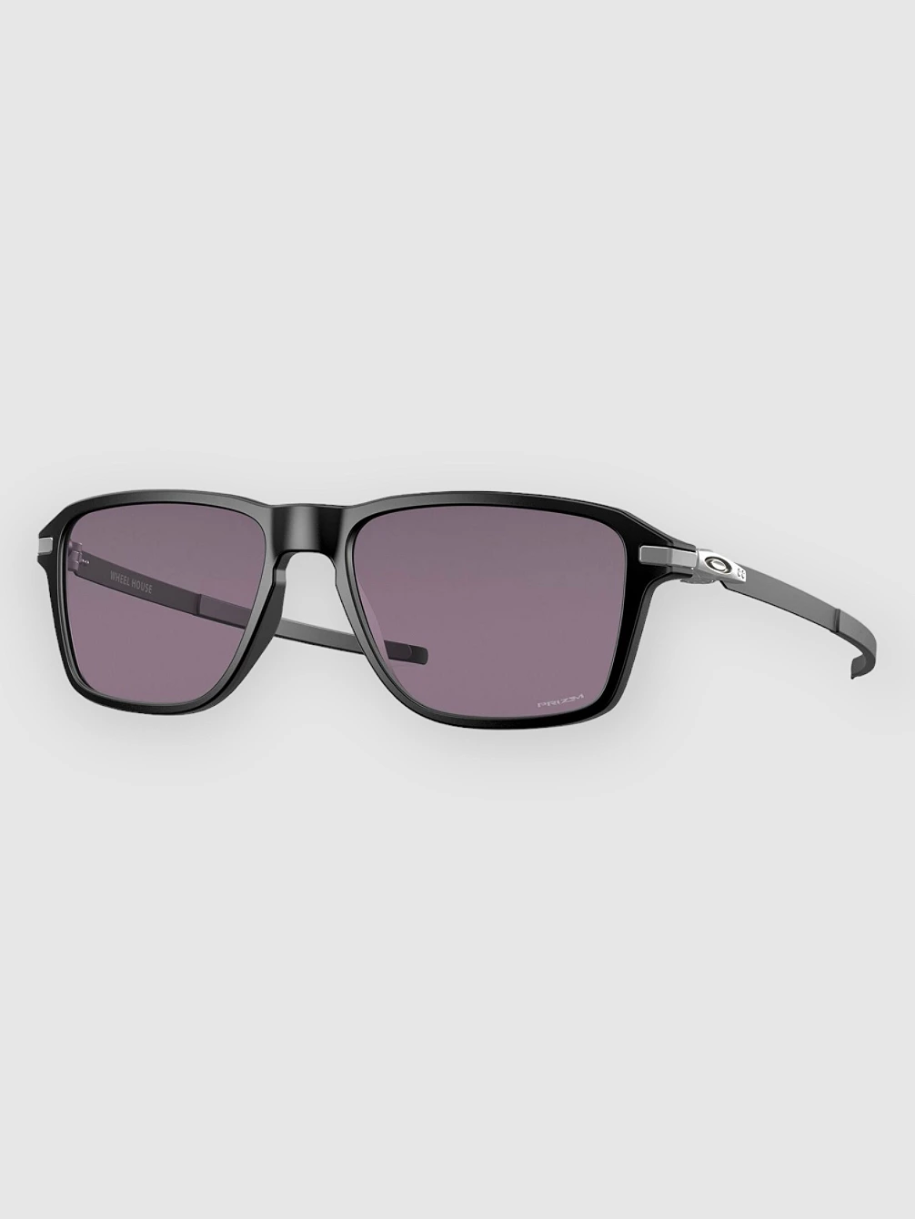 

Черные атласные солнцезащитные очки Wheel House Oakley, серый