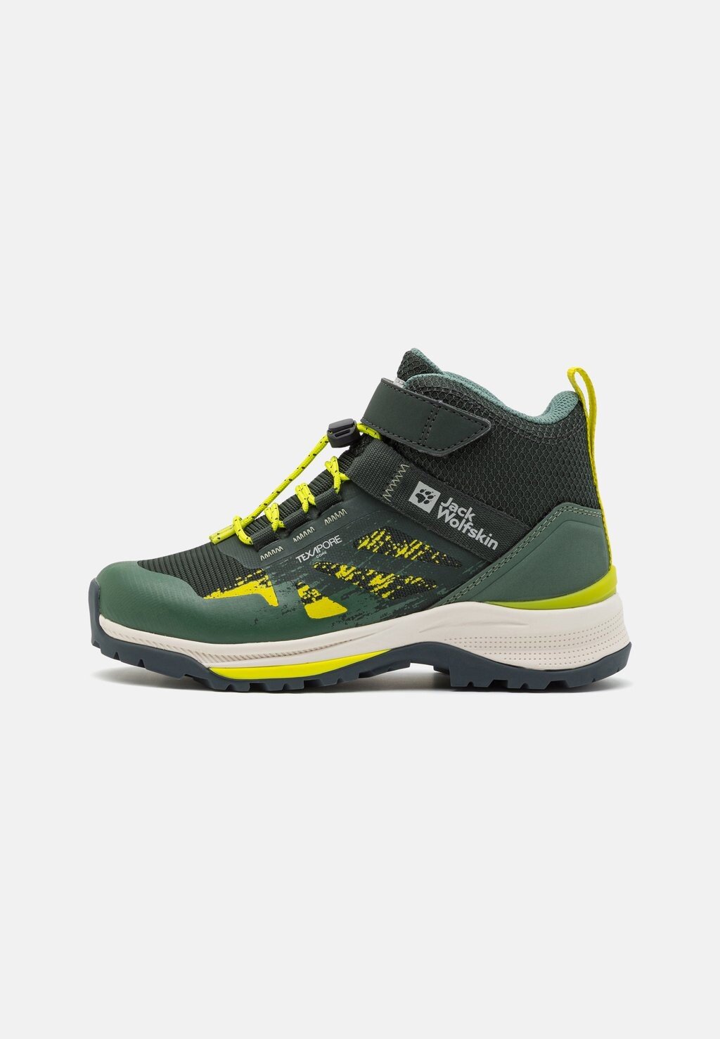 

Кроссовки VILLI HIKER TEXAPORE MID UNISEX Jack Wolfskin, цвет slate green