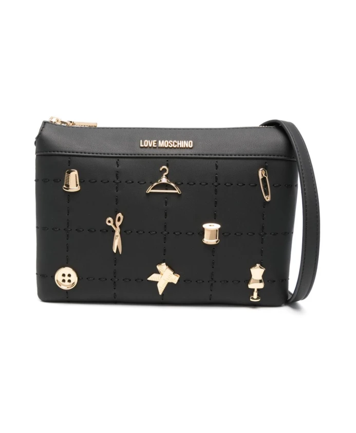 

Сумка через плечо из искусственной кожи Love Moschino, черный