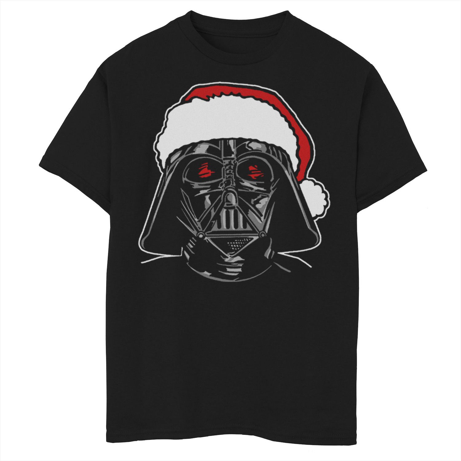 Рождественская футболка с рисунком Санта-Дарта Вейдера для мальчиков 8–20 лет «Звездные войны» Star Wars футболка с рисунком дарта вейдера для мальчиков 8–20 лет посвященная звездным войнам star wars