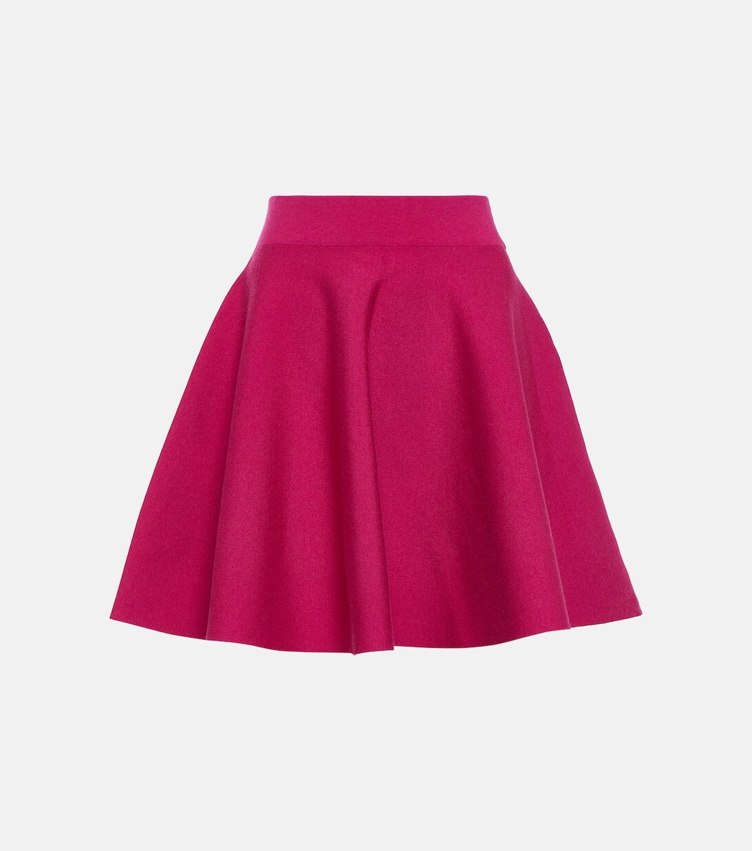 

Расклешенная мини-юбка из смесовой шерсти NINA RICCI, розовый