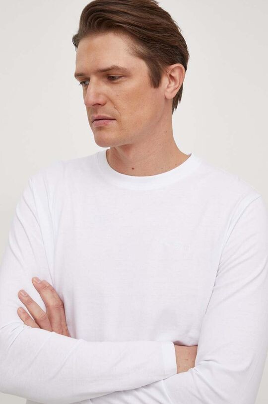 

Хлопковый топ с длинными рукавами Pepe Jeans, белый