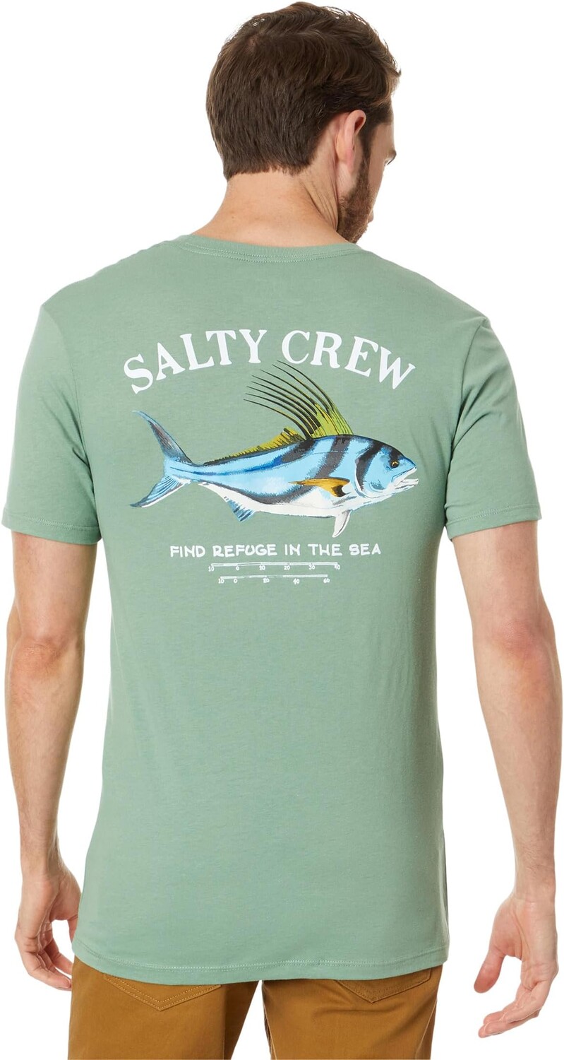 

Футболка Rooster Premium с короткими рукавами Salty Crew, цвет Sage Green