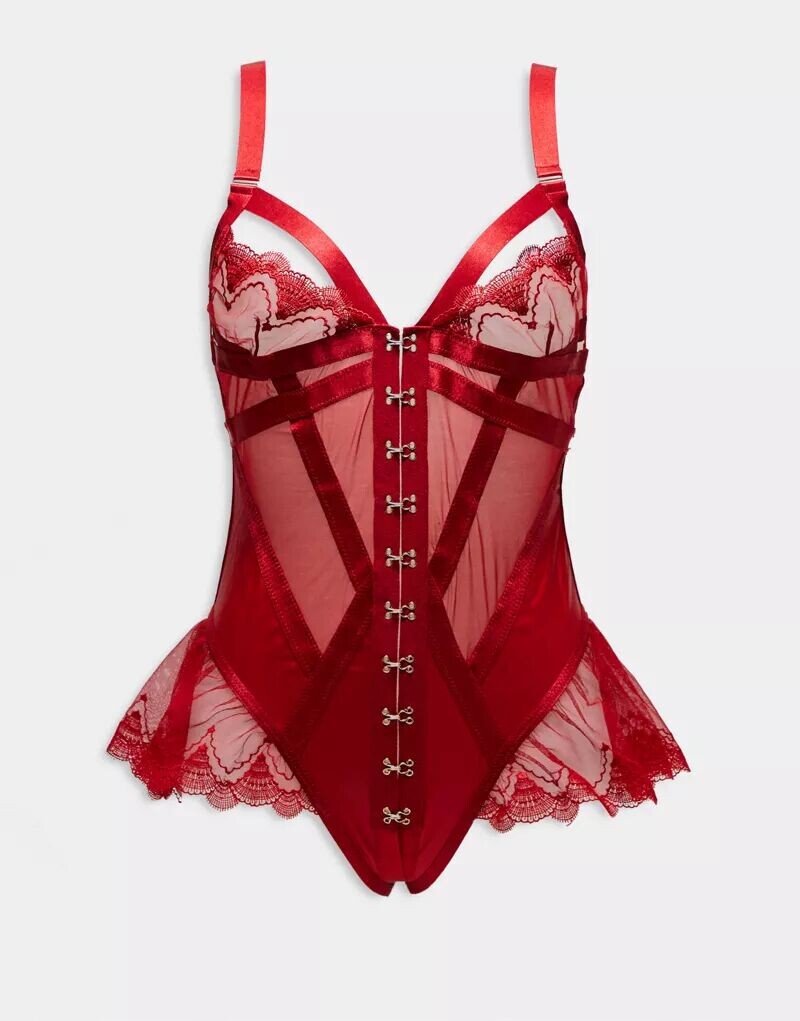 

Красное открытое боди Ann Summers The Extrovert