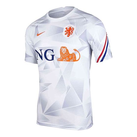 Майка Nike Netherlands European Cup Short Sleeve Soccer/Football T-shirt White, белый 100pc germany france italy netherlands uk spain sweden national flag tattoo waterproof stickers fans party european football cup
