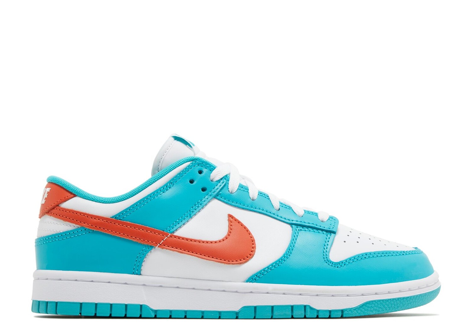 

Кроссовки Nike Dunk Low 'Miami Dolphins', белый