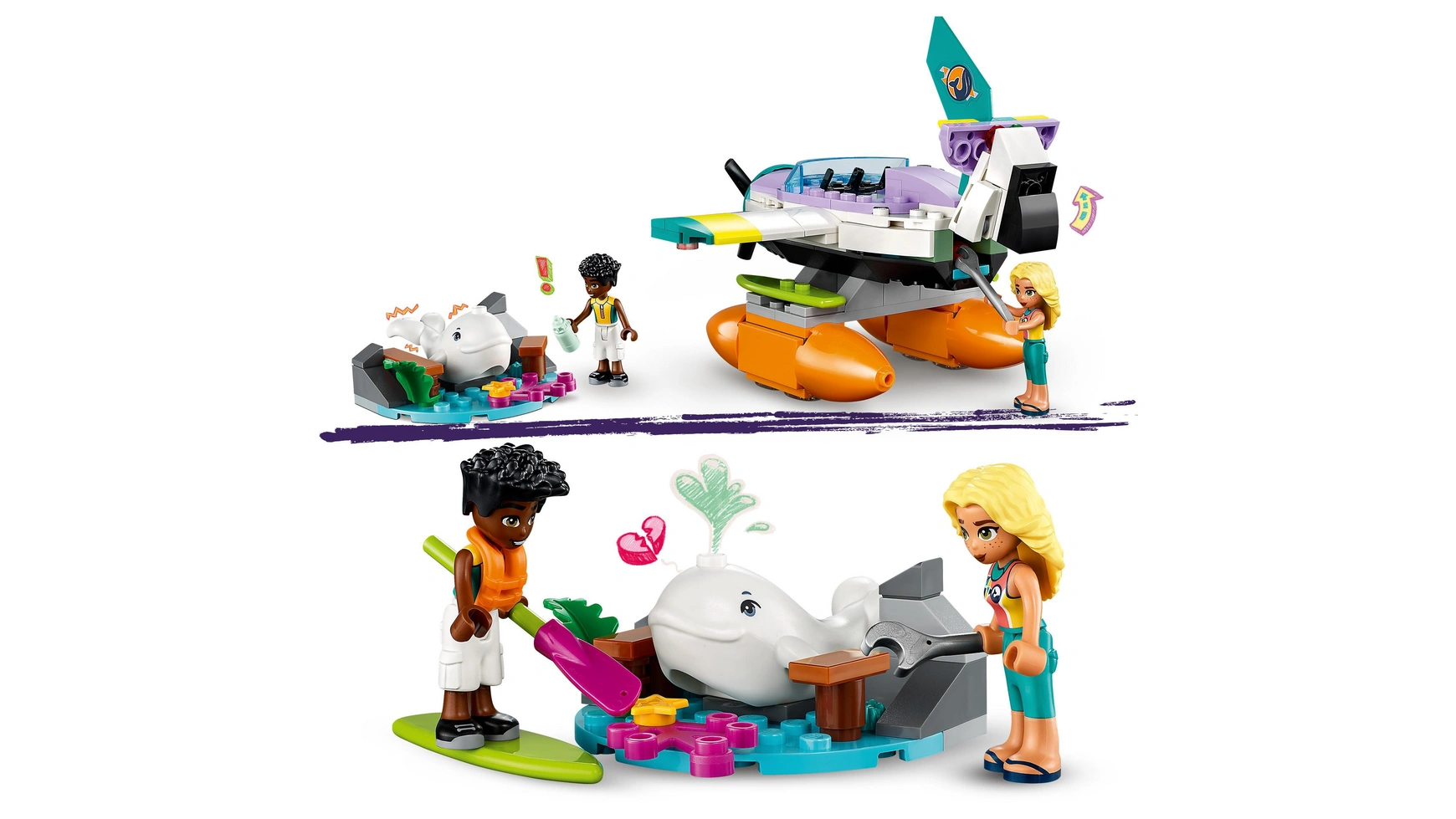 Lego Friends Морской спасательный самолет, игрушки-самолеты и мини-куклы –  заказать с доставкой из-за рубежа через онлайн-сервис «CDEK.Shopping»