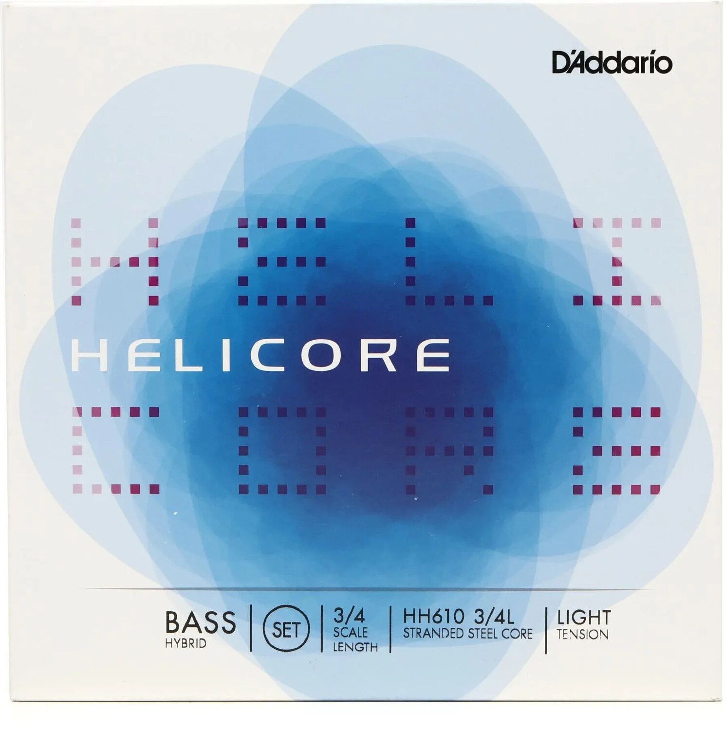 

D'Addario HH610 3/4L Helicore Hybrid Набор струн для двойной бас-гитары - размер 3/4 - легкое натяжение