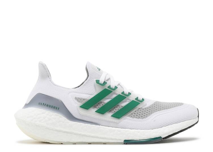 Кроссовки Adidas ULTRABOOST 21 'WHITE SUB GREEN', белый