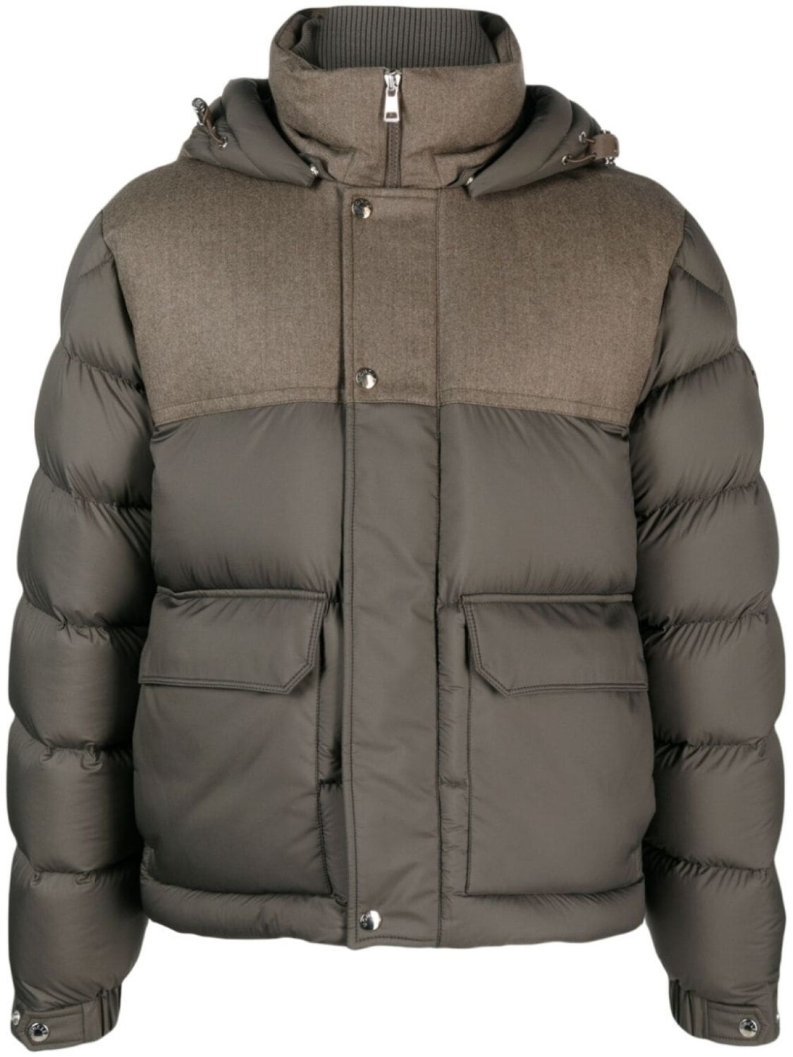 

Moncler пуховик Mussala, зеленый