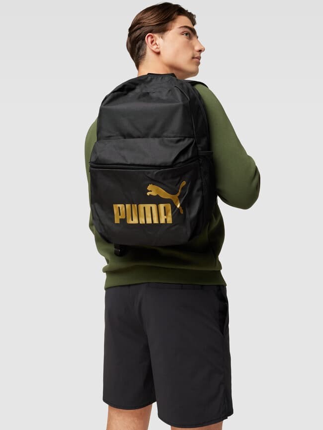 Рюкзак с этикеткой, модель "Фаза" Puma, золото