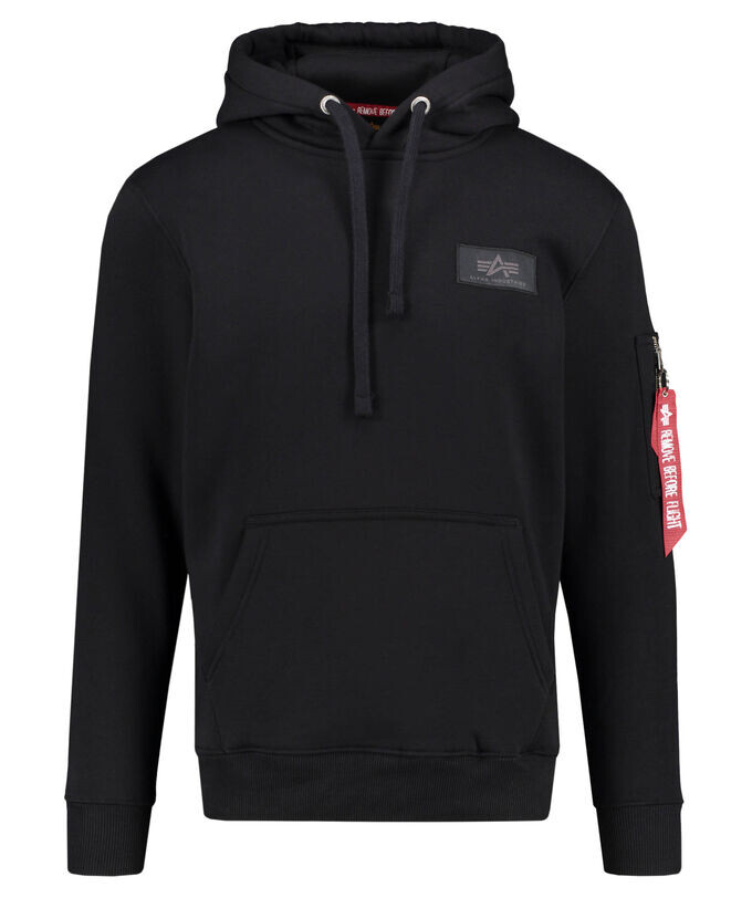 

Толстовка с капюшоном Alpha Industries, черный