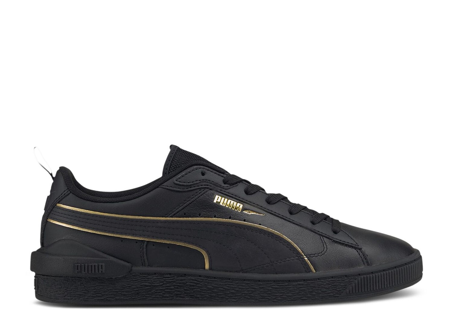 

Кроссовки Puma Suede Bloc 'Liquid Metal - Black Team Gold', черный