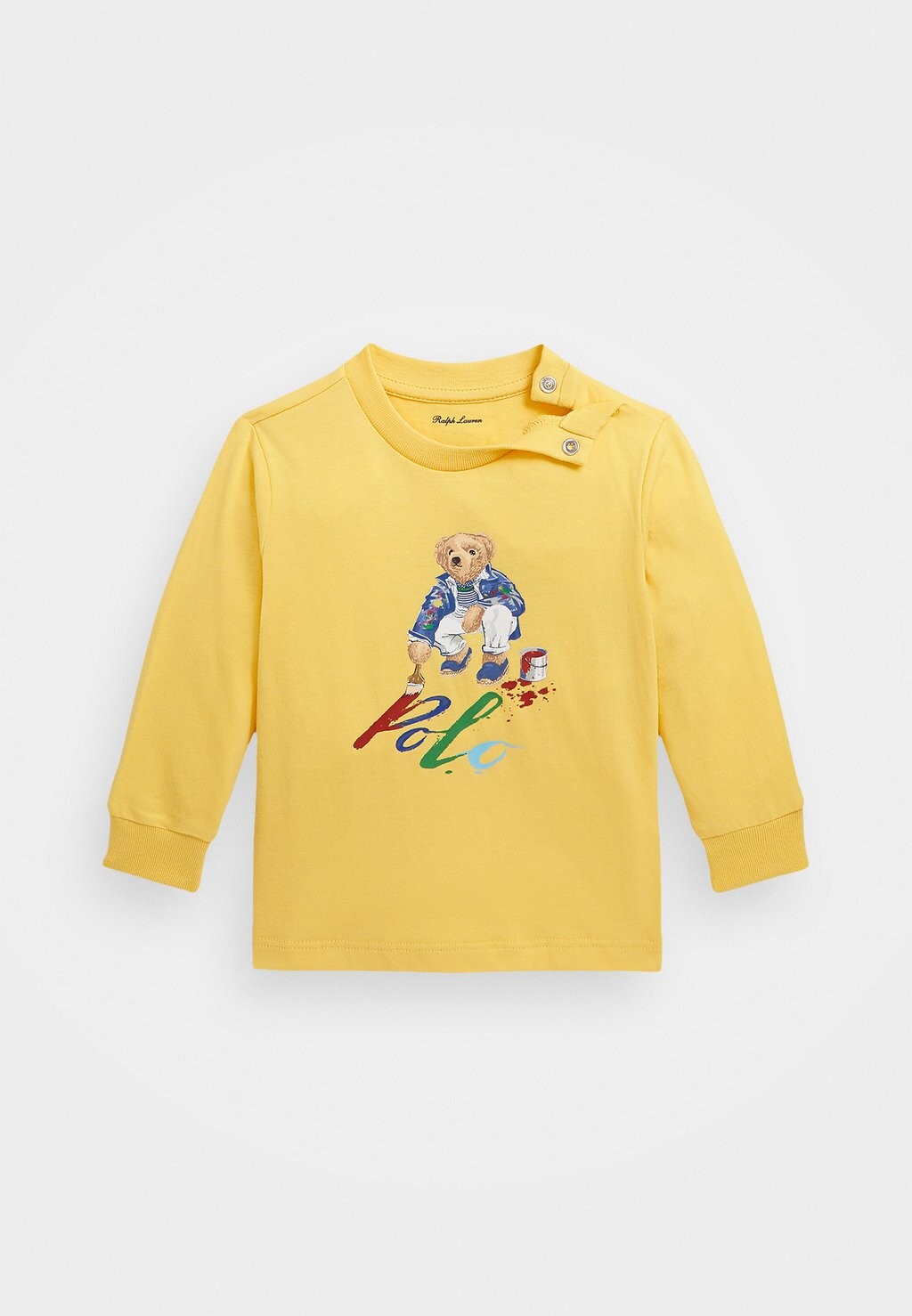 

Топ с длинными рукавами BABY Polo Ralph Lauren, цвет yellow
