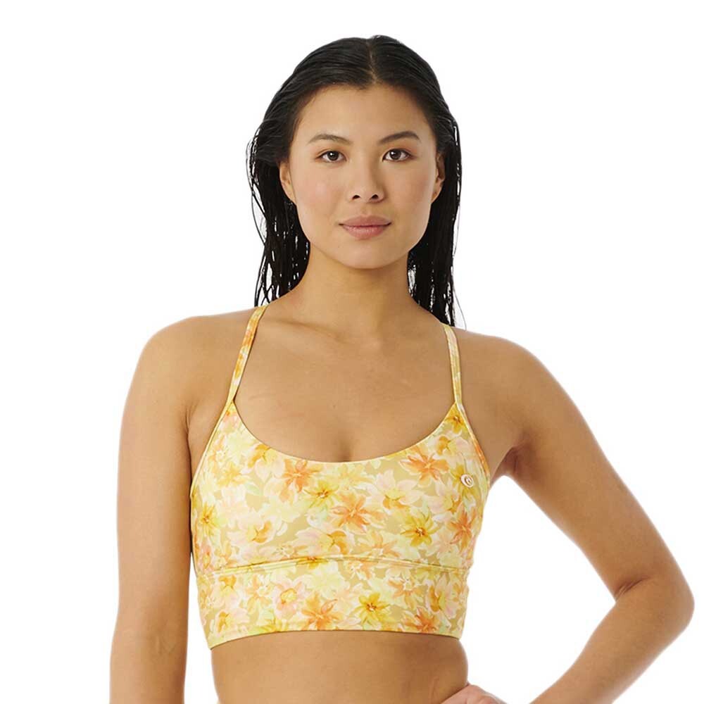 

Футболка без рукавов Rip Curl Mirage Printed T Back Crop, желтый