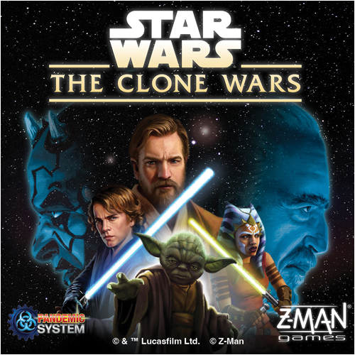 Настольная игра Pandemic: Star Wars: The Clone Wars настольная игра star wars destiny бустеры путь силы арт 181942 шоколад кэт 12 для геймера 60г набор