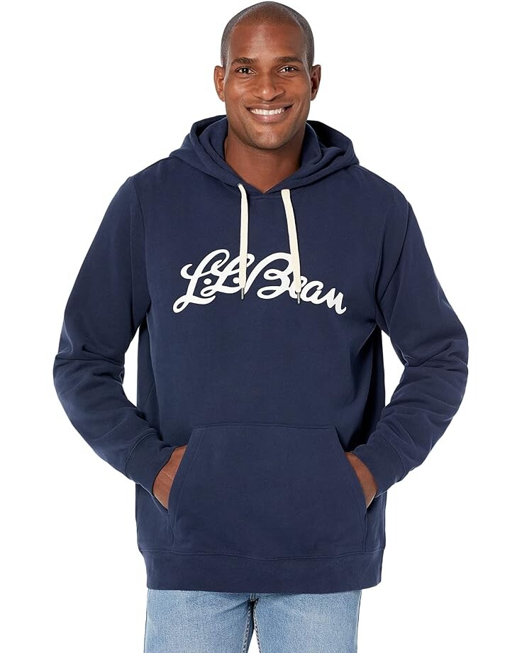 

Толстовка L.L.Bean 1912 Hooded Logo - Tall, нави