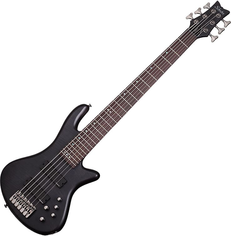 цена Басс гитара Schecter Stiletto Studio-6 Electric Bass See-Thru Black Satin