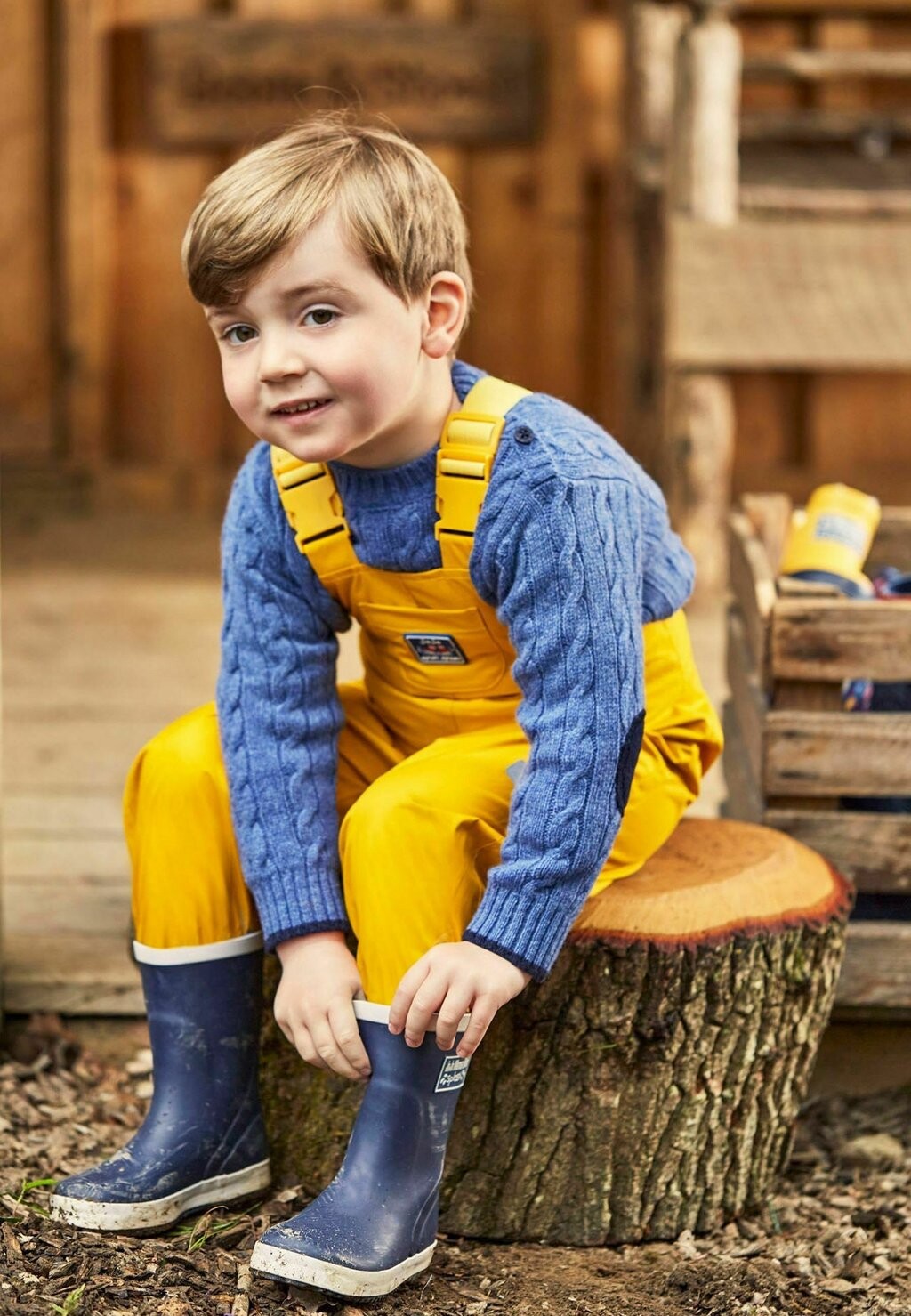 

Комбинезон JoJo Maman Bébé, цвет mustard