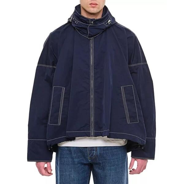 

Пальто nylon blouson Bottega Veneta, синий