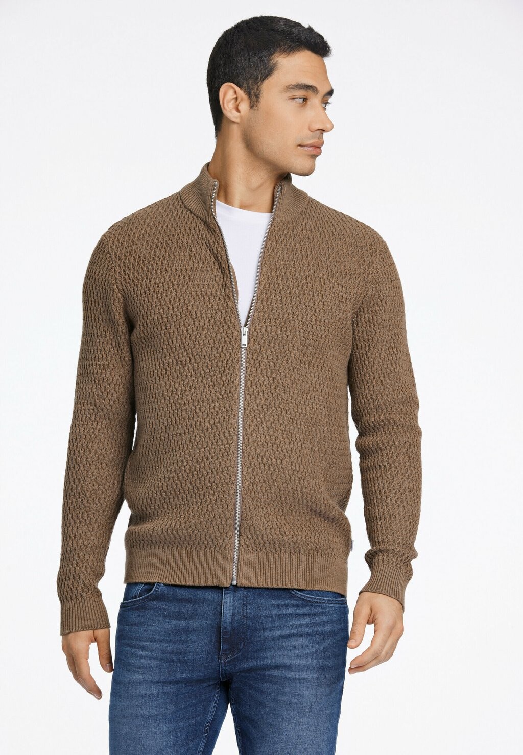 

Кардиган O-Neck Structure Lindbergh, цвет sand mel