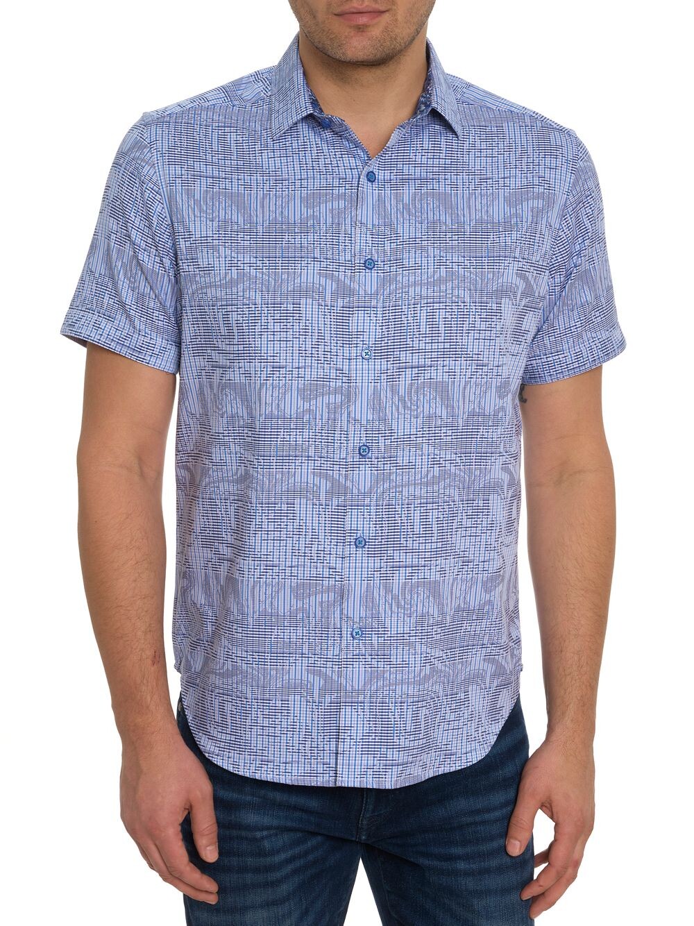 

Тканая рубашка на пуговицах Rum Swizzle Robert Graham