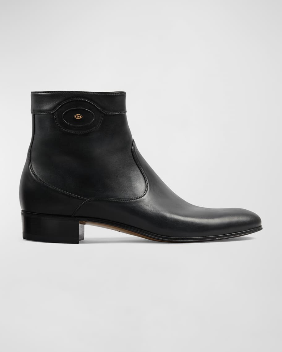 

Мужские кожаные ботильоны Adel GG Gucci