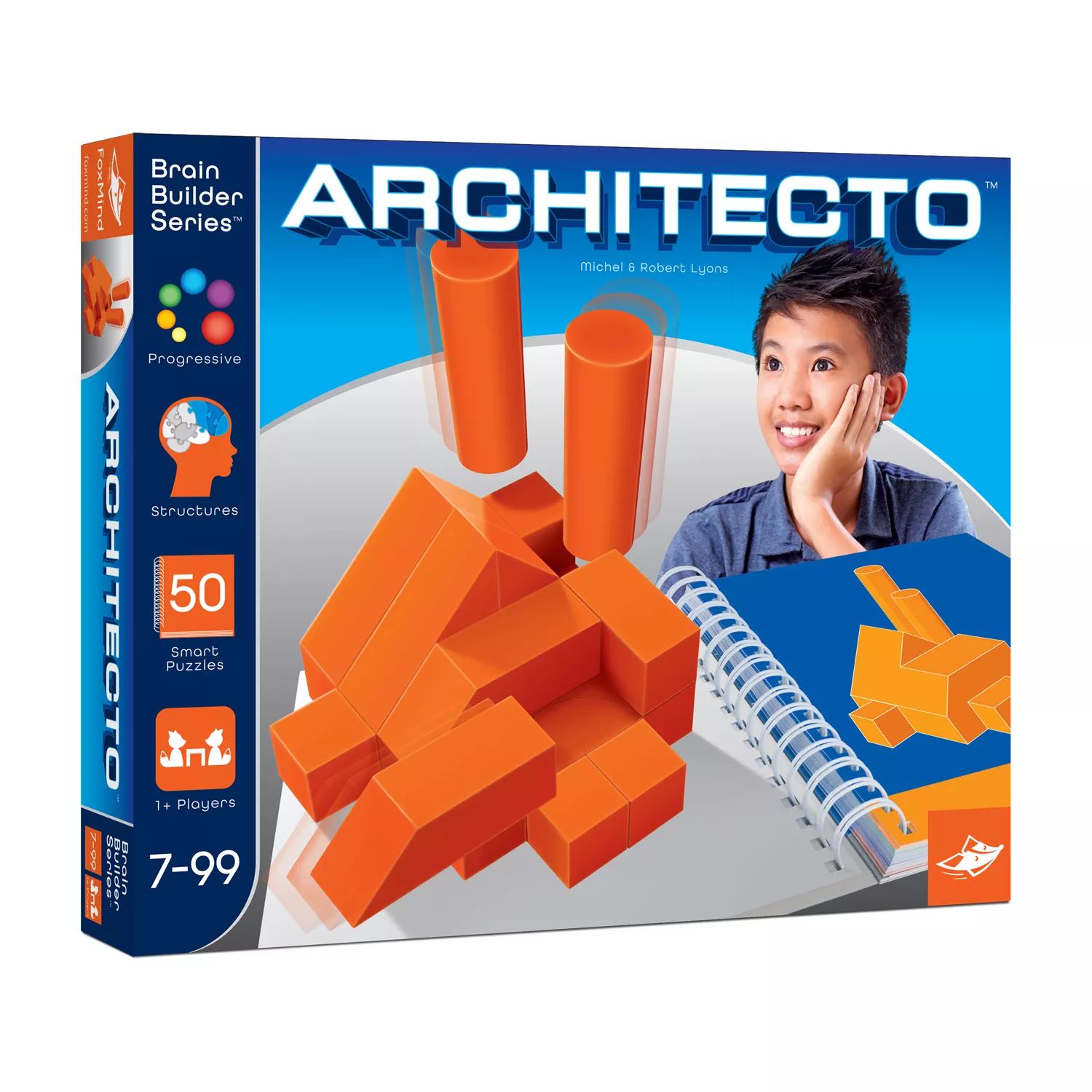 

FoxMind Games Brain Builder Series Architecto Puzzle FoxMind Games