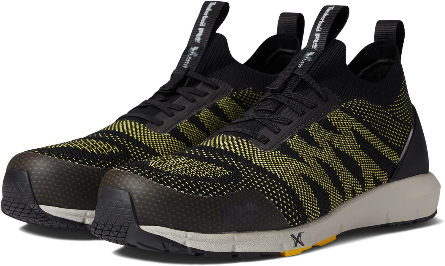 

Кроссовки Radius Knit Composite Safety Toe Timberland PRO, цвет Black/Yellow
