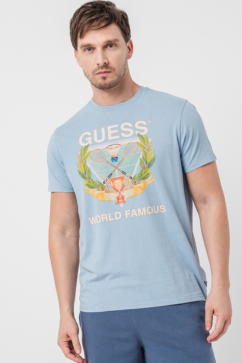 

Футболка с логотипом Guess, синий