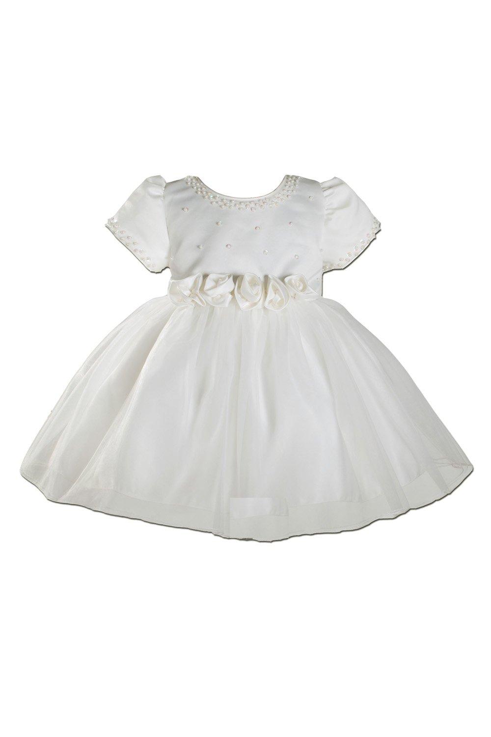 Вечернее платье с пайетками Cinda, белый брошь орден с искусственным жемчугом и кристаллами