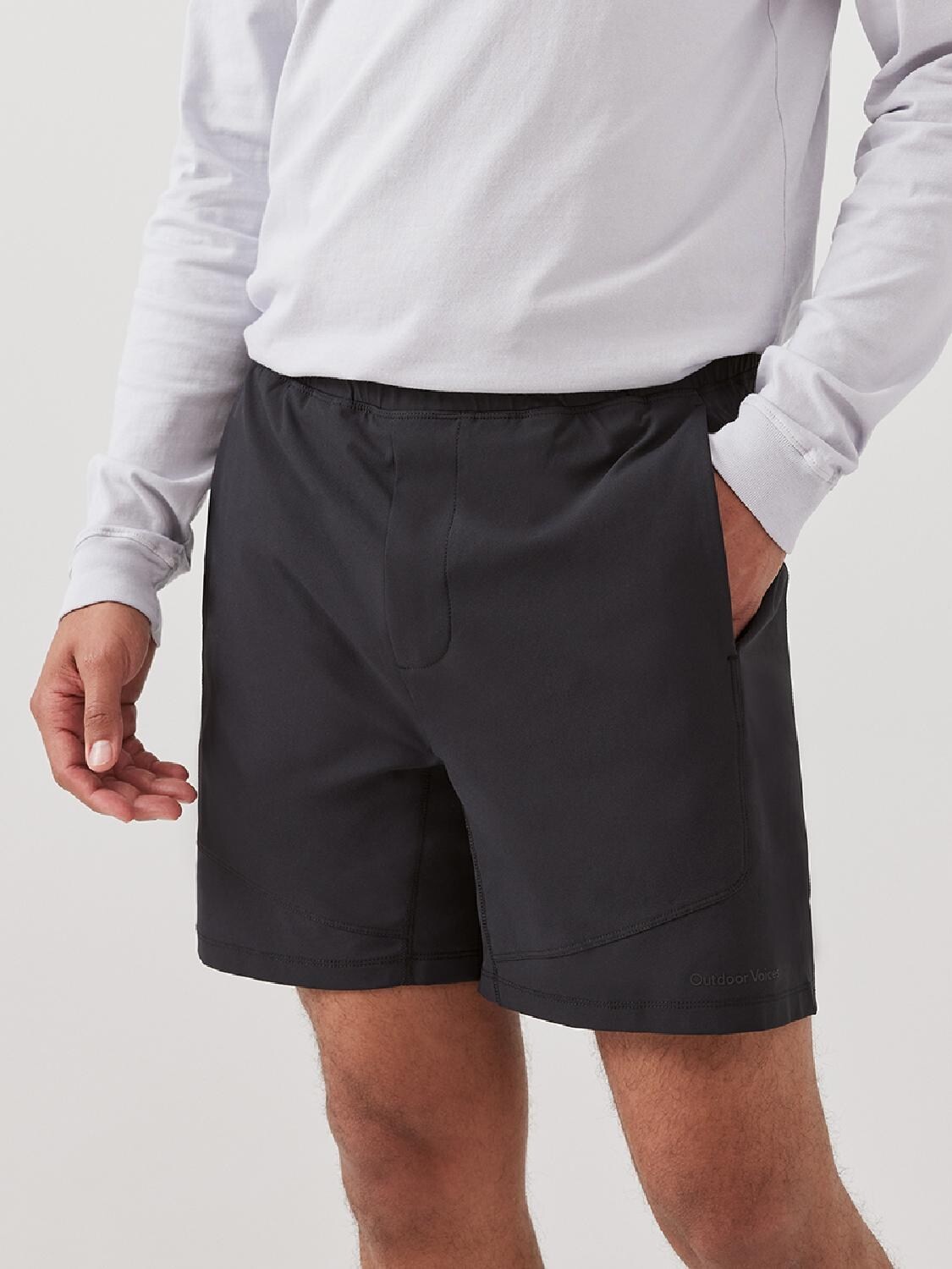 

Шорты Train 6 дюймов, мужские Outdoor Voices, черный